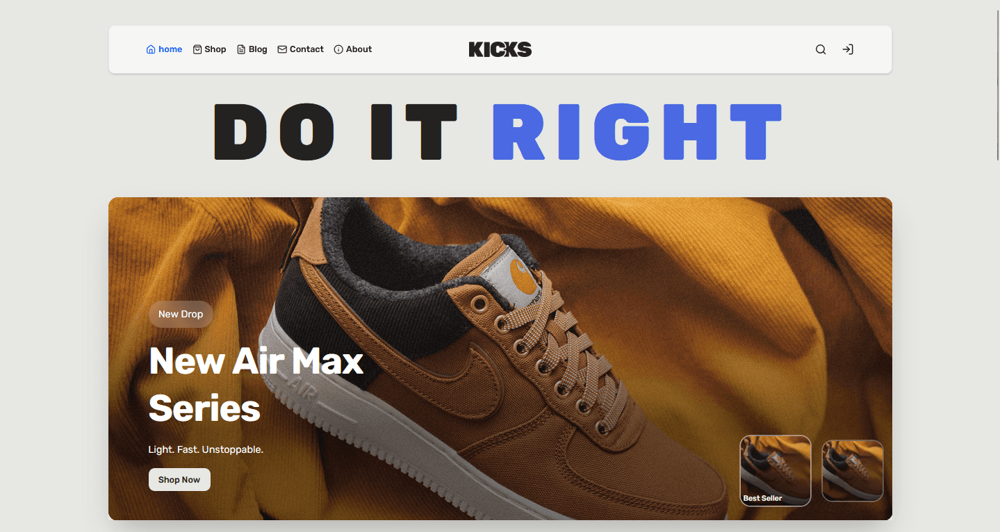 Kicks - فروشگاه اینترنتی کفش